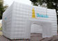 Large White Inflatable Cube Tent 420 D Oxford Cloth Apply To Trade Show