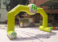 Yellow Color Custom Inflatable Arch Rental Flame Retardant For Sport