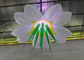 Multi Color Hanging Lighting Large Inflatable Flowers With Led Bulb