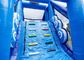 Giant Crazy Inflatable Obstacle Race Blue Color For Kids And Adults