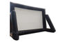 Black And White Inflatable Tv Screen Water Resistance Easy Operation