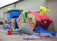 Challenge Race Inflatable Obstacle Course Train Tunnel Climb Slide