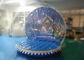 PVC Inflatable Snow Globe Yard Decoration For Advertising 3 Years Warranty