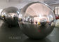 Large PVC Silver Inflatable Hanging Mirror Balls For Event Christmas Decoration
