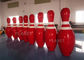 OEM Red  2m Tall Giant Blow Up Bowling Pins For Snow Sport Game