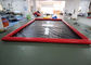 Red 0.9mm Pvc Tarpaulin Car Wash Water Containment