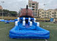 PirateShip Theme CMYK Inflatable Water Slide With Pool