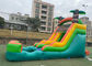 Anti UV Outdoor Adults Commercial Vinyl inflatable water slide rental backyard Tropical inflatable water slide