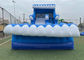 Splash Inflatable 0.55mm PVC Water Slide With Swimming Pool