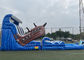 Commercial Pirate Ship Slides Inflatable Water Games With Pool