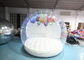 Human Size Hotel Inflatable Snow Globe Tent Christmas LED Lighting