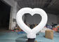 190T 3m White Ground Led Inflatable Love Heart Balloon