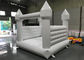 Commercial White Inflatable Slide Bouncer Jumping Castle For Party