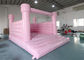 Pink Castle Inflatable Jumping Commercial Bounce House / Bouncy Castle For Kids
