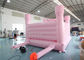 Pink Castle Inflatable Jumping Commercial Bounce House / Bouncy Castle For Kids