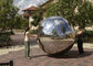 Customized PVC Festival Decoration Inflatable Hanging Mirror Ball / Foil Balloon Silver Reflective Helium Sphere