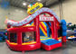 Adult Inflatable Playground Bounce House Combo Funcity Bounce Round Jumping House Obstacle Course Moonwalk Bounce House