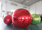 Customized Inflatable Christmas Decoration Big Hanging Mirror Ball , Giant Reflective Inflatable Mirror Balloon