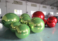 Customized Inflatable Christmas Decoration Big Hanging Mirror Ball , Giant Reflective Inflatable Mirror Balloon