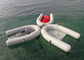 White Grain Motor Boat Station Jetski C Shape Jet Ski Floating Dock Inflatable Floating Jet Ski C Dock For Yacht