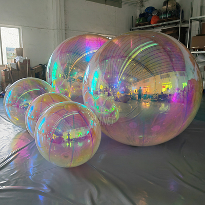 quality Party Decoration Advertising Mirror Ball Inflatable Mirror Balloon PVC Mirror Sphere factory