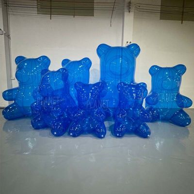 Advertising Colorful PVC Inflatable Bear Inflatable Transparent Bear ...
