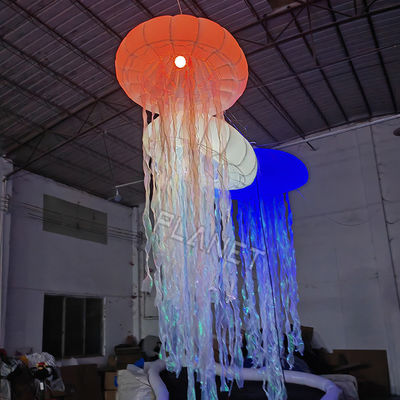 Custom Colorful Changing Led Hanging Inflatable Jellyfish Balloon ...