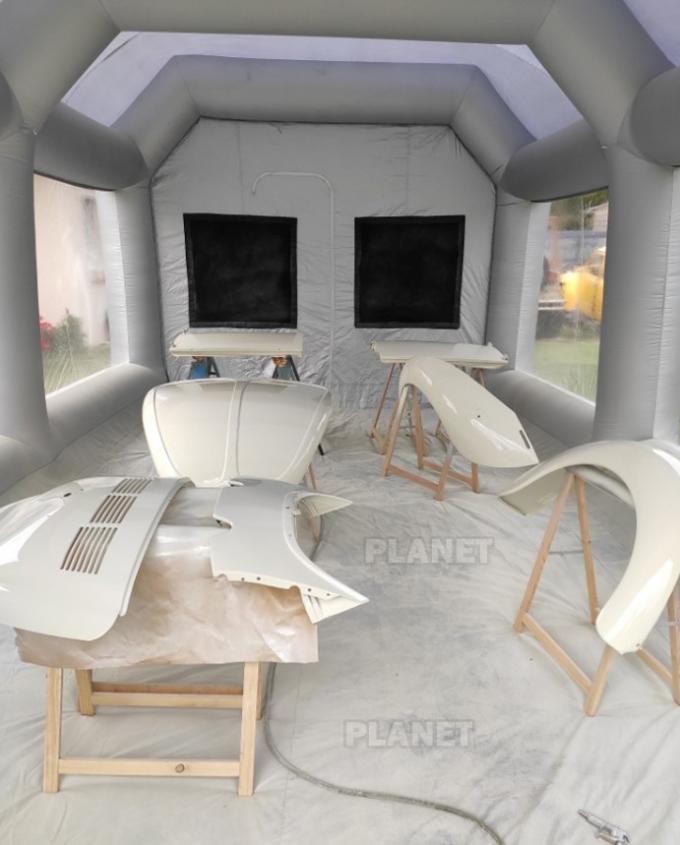 Environmental Mini Blow Up Spray Booth For Car Cover / Automotive Paint